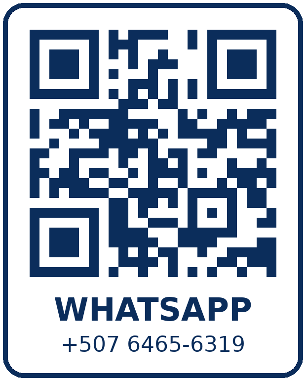 Código QR de WhatsApp de GlobaltrackExpress: +507 6300-7669
